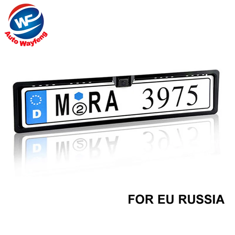 

2017 Free shipping New Universal Night Vision European License Plate Frame Car Camera,car reversing camera WF-001