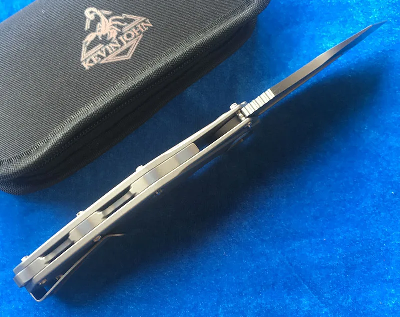 Kevin John матрица titanium ручка S35vn лезвие шариковый подшипник Флиппер складной тактический для походов и охоты нож Карманный edc-инструмент
