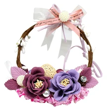 Car Rear View Mirror Ornament Fragrant Flower Hanging Decoration Delicate Gift