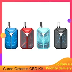 Электронная сигарета vape комплект CURDO Octantis парогенератор CBD с 1ohm-3ohm картридж бак КБР распылитель 400 вэпорайзер на батарейках