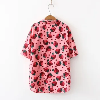 Casual Kpop Strawberry Shirt 5