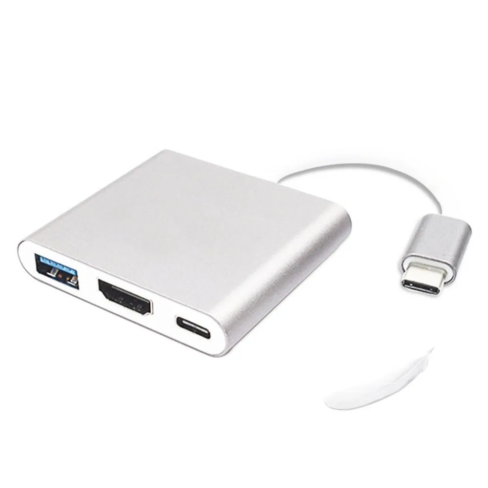 Адаптер-концентратор Type-C на HDMI 4K @ 60 Гц USB 3 1 5 Гбит/с | Компьютеры и офис