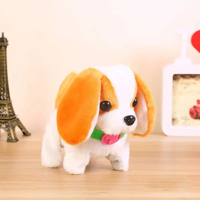 1 шт. робот собака электронная собака плюшевый щенок Pet Электронные Домашние животные ходить кора Детский подарок игрушки для детей подарок