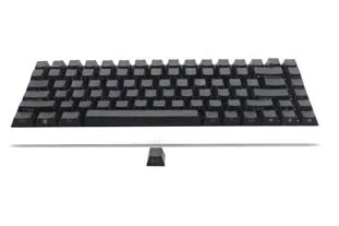 YMDK Вишневый профиль толстый PBT 84 с боковой печатью ключ крышки для MX механическая клавиатура Keycool EEPW84 YMD75 KBD75 - Цвет: Черный