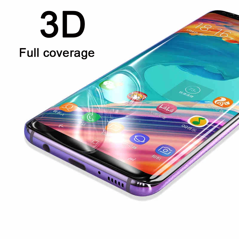 3D полный экран протектор для samsung Galaxy Note 8 9 10 Pro S8 S9 Plus S10 5G S Lite S10e защитная пленка не