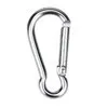 

2pcs Aluminum Alloy D Carabiner Spring Snap Clip Hooks Keychain Climbing New Mousqueton en alliage de titane