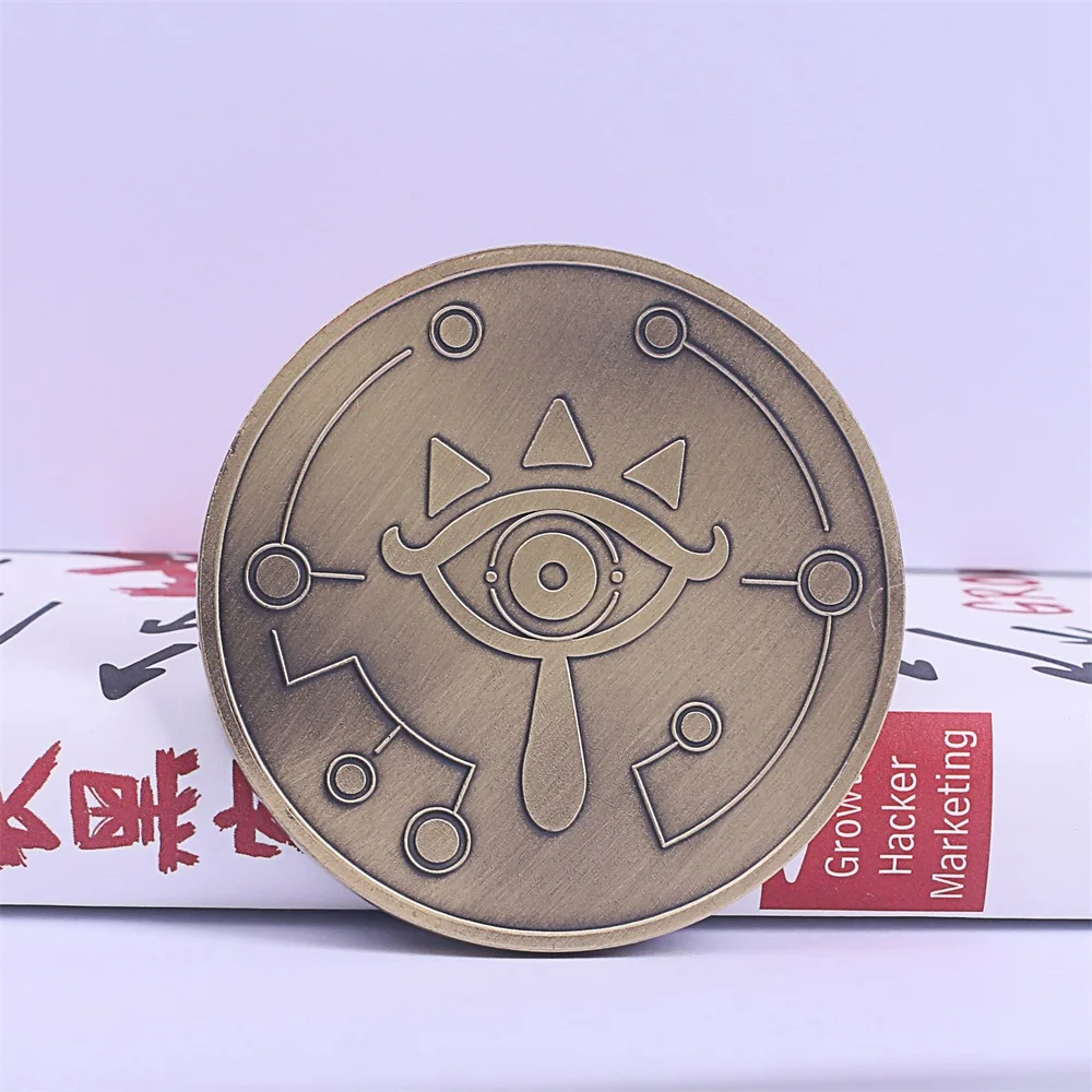 Hot Game The Legend of Zelda Cosplay Breath of the Wild Special Collectible Coin Handmade New Halloween Party (5)