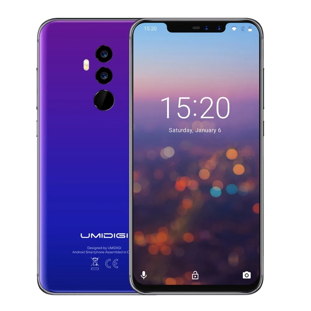 Umidigi Z2 смартфон с восьмиядерным процессором Helio P23 ОЗУ 4 Гб ПЗУ 64 ГБ 16 МП 8