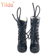 Tilda 3 2cm Doll Boots for Blythe Doll Toy 1 8 Mini Leather Dolls Shoes for
