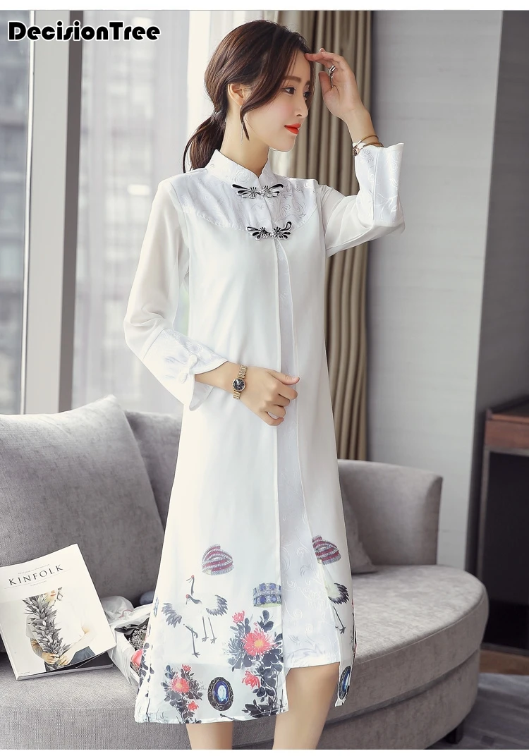 

2019 chinese traditional dress women chinese dress qipao side slit cheongsam chinese style modern oriental dress