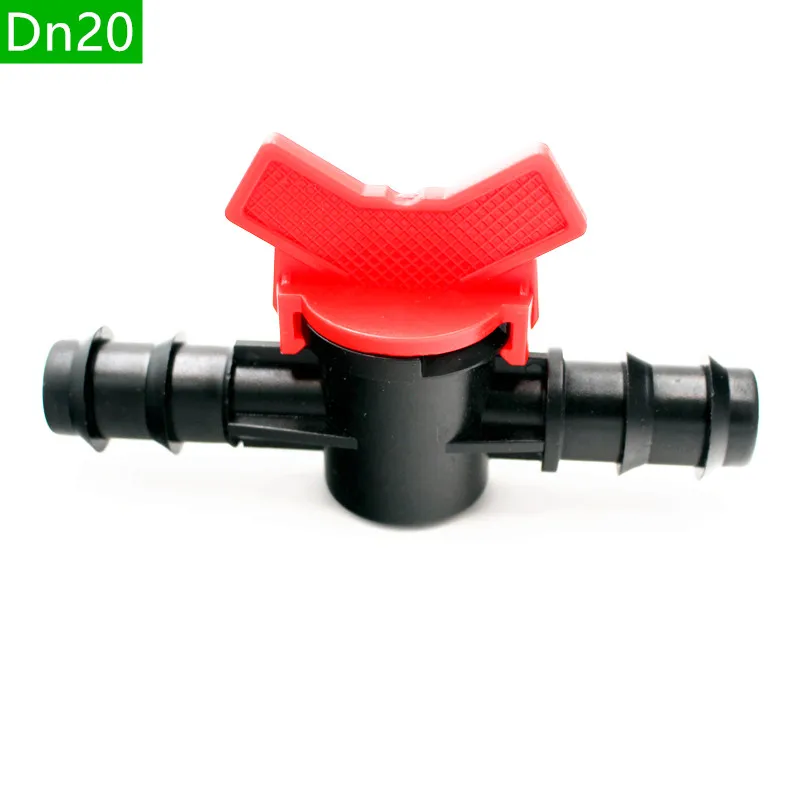 

20pcs Dn20 Maxi Valve Barbed Straight Valve Irrigation Connector For LDPE Tube Agriculture and Home Garden Irrigation Z117