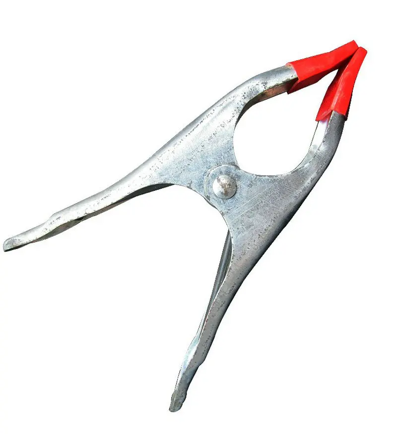 

HEAVY DUTY 5PCS/Lot 7"(175MM) Metal/Steel Spring Clip, Spring Clamp Of Galvanized Surface, PVC Coated Tips And Strong Spring