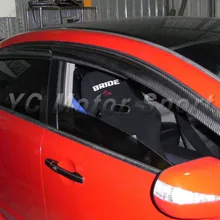 Автомобильные аксессуары Сухой карбоновый ветровой дефлектор 4 шт. подходит для 2006-2010 Civic Wind Deflector Car-stying