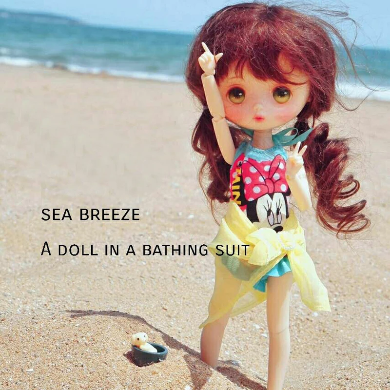 1 шт. высокое 1/6 кукла купальный костюм купальник для Blyth, Pullip, Azone, Barbies, Monster, кукла licca одежда аксессуары