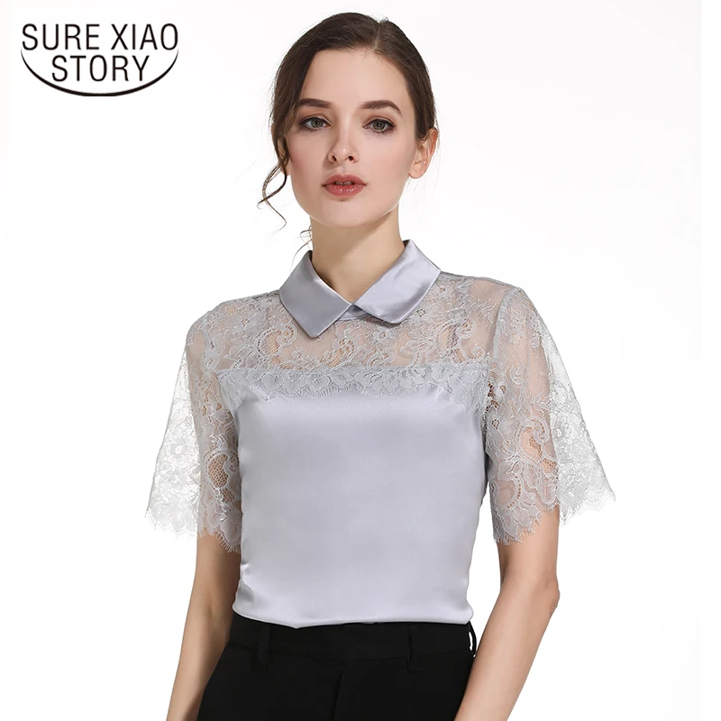 Женские топы и блузки blusas mujer de moda 2019 женские рубашки harajuku кружевные шифоновые без