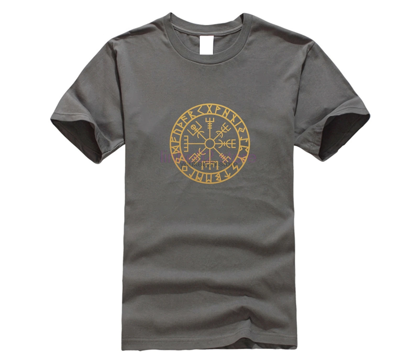 Viking Compass Vegvisir Futhark Runes Navigator футболки мужские унисекс одежда в стиле кэжуал топы