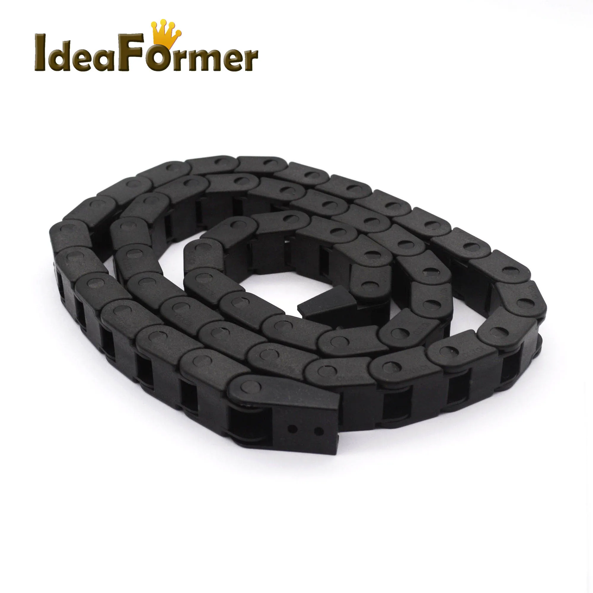 

Cable Drag Chain 10 x 20mm 10*20mm L1000mm Wire Carrier With End Connectors For CNC Router Machine Tools