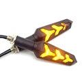 Fließende moto rcycle blinker Lampe LED clignotant moto Blinker FÜR Ducati Monster M900 M1100S GT1000 MTS1100 SUZUKI GSR auf