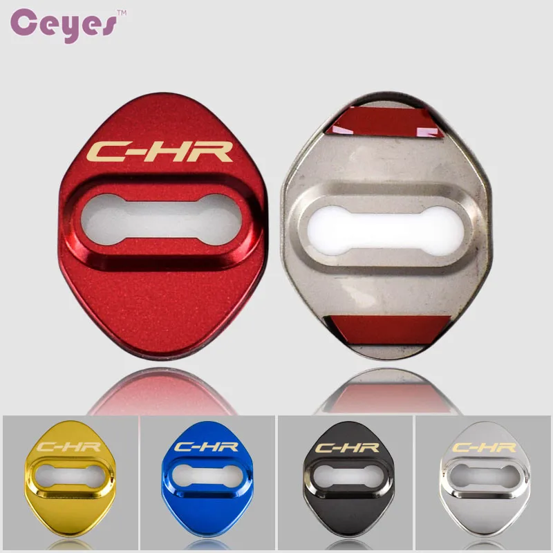 Ceyes Car Styling JDM Case For Toyota CHR Corolla Rav4 Noah C-HR For Lexus Auto Accessories Car Emblem Stickers Car-Styling 4pcs