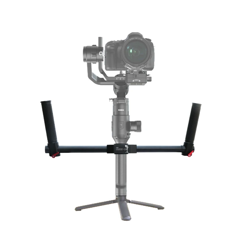 

High Quality Double Handle Professional Stabilizer Mount 1/4 Inch Connector For DJI Ronin S Handheld Gimbal Accessories