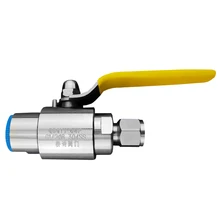 Нержавеющая сталь рукав источник газа шаровой клапан 304 внутреннюю резьбу пневмолинии шаровой клапан Давление кольцо G1/2