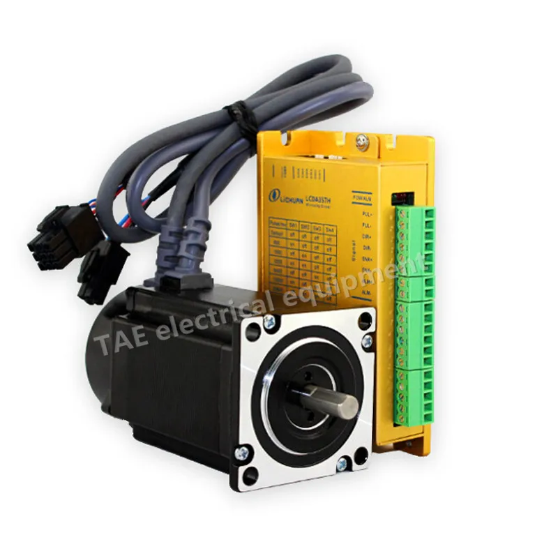 

Hybrid Servo Nema 23 closed loop stepper motor kit 3 phase 2.0N.m 57 motor LC57H380 with encoder + Simple Servo Driver LCDA357H