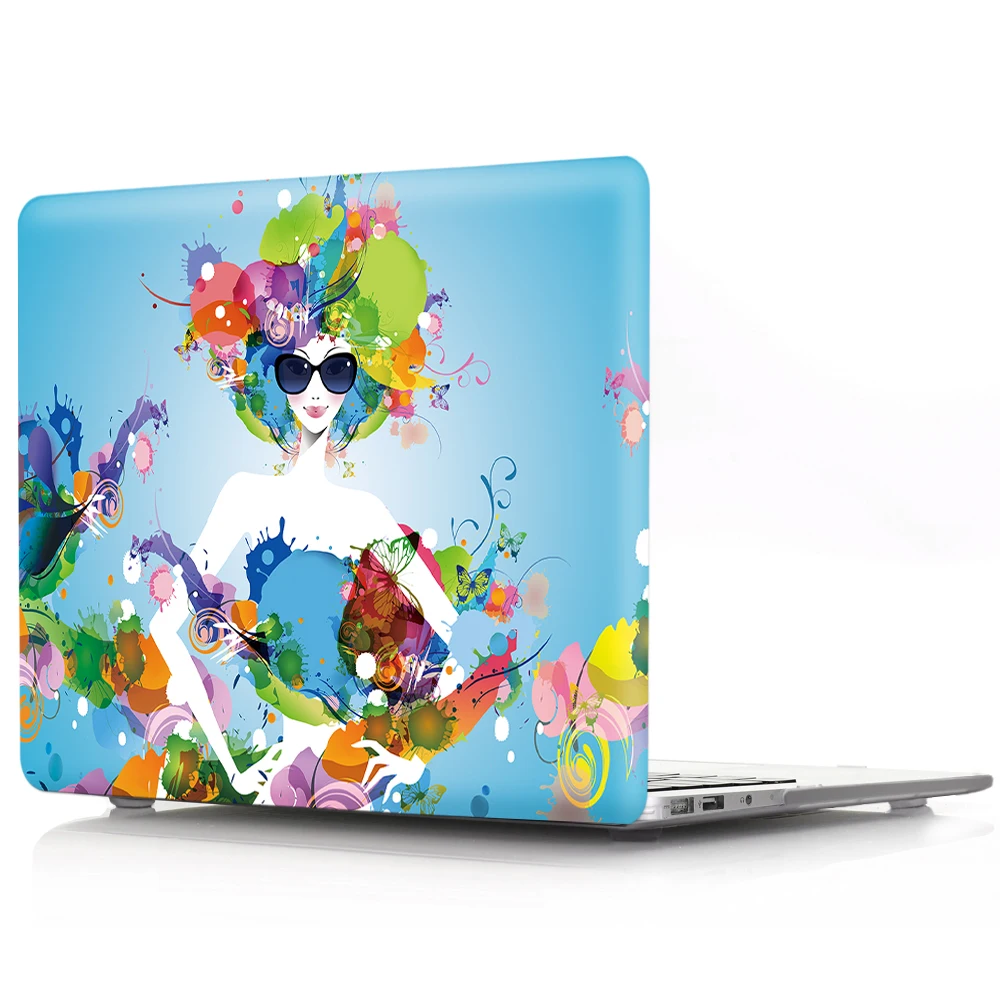 Жесткий чехол с принтом космический мех для Macbook Air 11 Pro 12 13 15 сумка ноутбука Mac Book 3