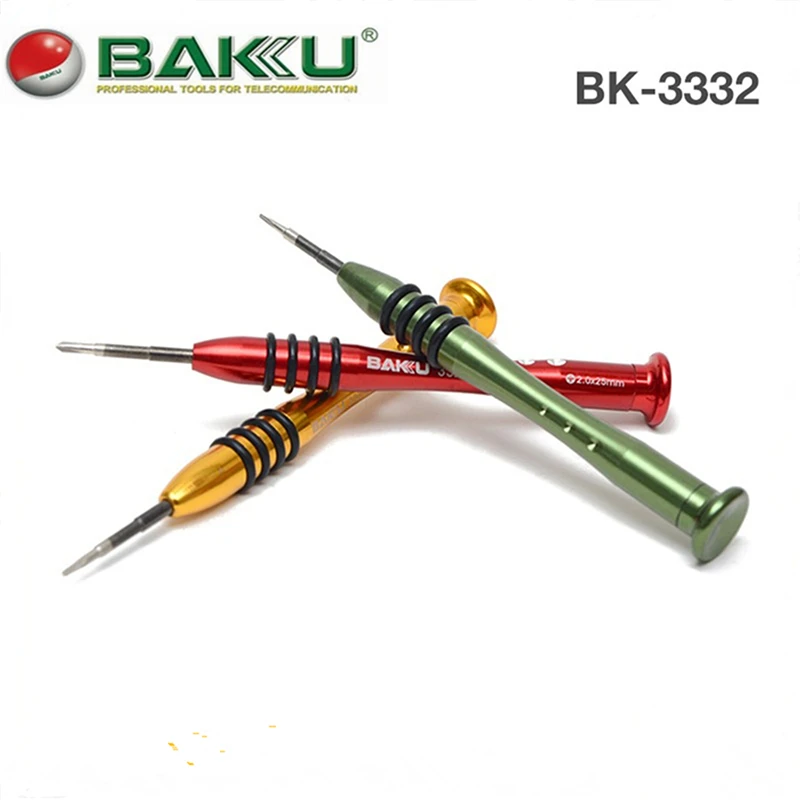 BAKU BK-3332 6 pieces/Box Precision Screwdriver set( 6 Size/12 Size),Alloy Steel Handle,Chrome Vanadium Head,Perfect Model