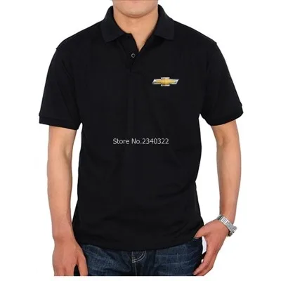 

new cotton short-sleeved Chevrolet polo shirts car fans summer polos shirts