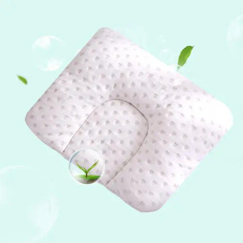 Горячая распродажа детских подушек для новорожденных мальчиков и девочек, новая модная Подушка для сна с плоской головкой, однотонные детские подушки