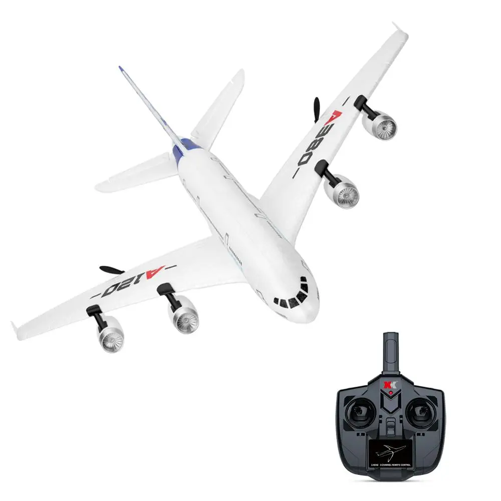 WLTOYS A120 A380 Airbus 510 мм размах крыльев 2 4 ГГц 3 канала Радиоуправляемый летательный