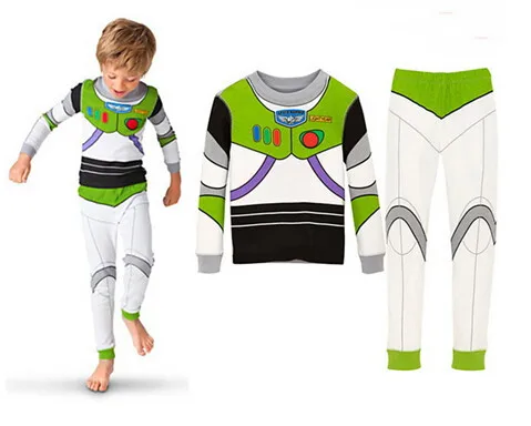 Комплект пижамы с героями мультфильмов для мальчиков, рубашки+ штаны, детская одежда для сна для мальчиков и девочек, модный карнавальный костюм Человека-паука Детские пижамные комплекты