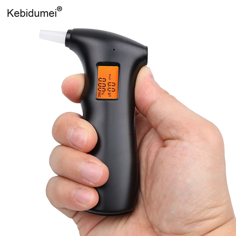 

Kebidumei Alcohol Tester Professional Police Breathalyzer Analyzer Detector Digital Breath Analyzer High Sensitivity