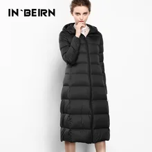 2015 New Hot Winter Cold Thicken Warm Woman down jacket Coat Parkas Outerwear Hooded Slim Luxury Mid Long Plus L High-end