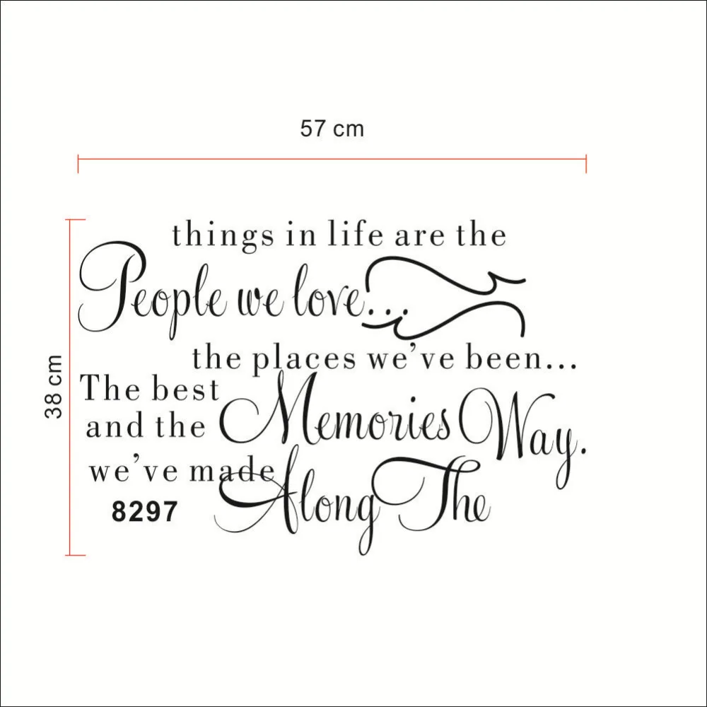 DIY Quotes The Best Things In Life Wall Sticker Living Room Bedroom Decoaration Butterly Wall Decal Home Decor Removable