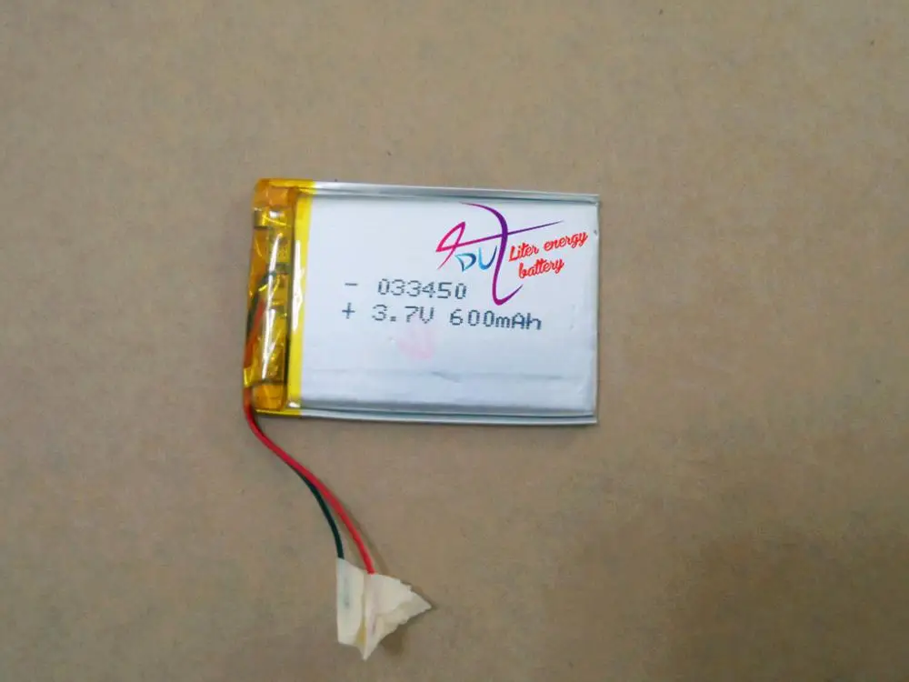 

best battery brand Size 033450 3.7V 500mah Lithium polymer Battery with Protection Board For MP4 GSP PSP Digital Products Free S