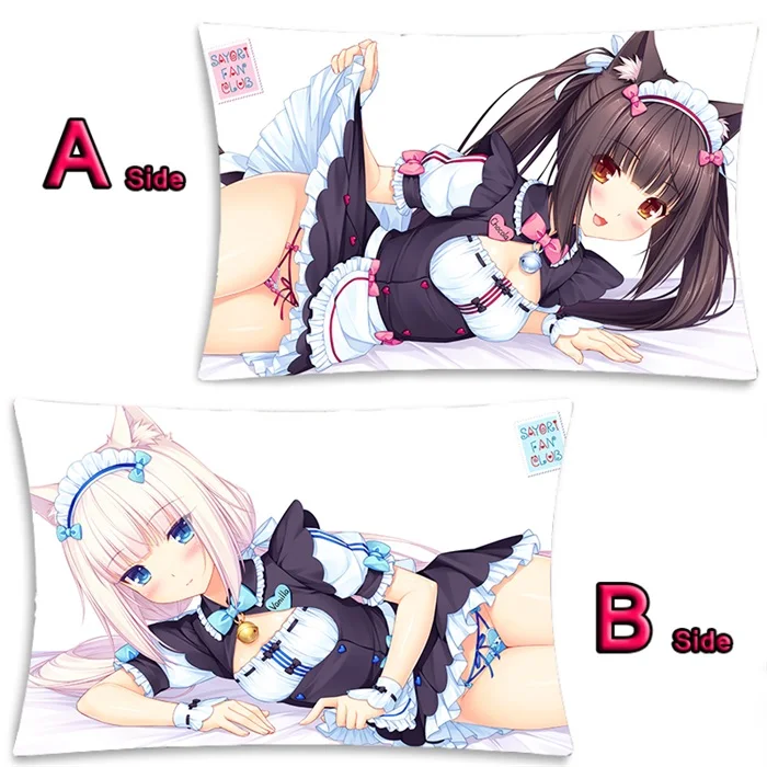 Аниме Nekopara Chocolat ванильный Azuki кокосовый клен Dakimakura обнимающий чехол для подушки для тела, наволочка для подушки, 2WAY 35x55 см - Цвет: 14