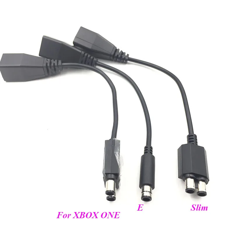 Для xbox 360 Fat для xbox 360 E Slim для xbox ONE 2 порта питания конвертер кабель адаптера переменного тока