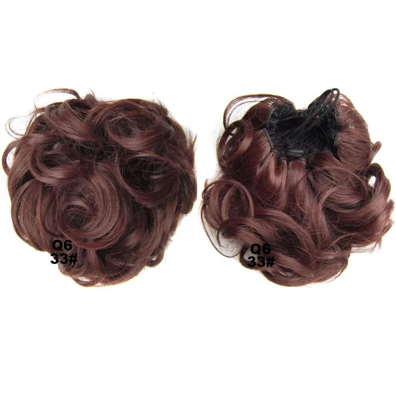 Jeedou Synthetic Curly Hair Chignon Bun Pad Rubber Band 60g Chic and Trendy Hottest Hair Trends Hairpieces Jeedou Synthetic Curly Hair Chignon Bun Pad Rubber Band 60g Chic and Trendy Hottest Hair Trends Hairpieces