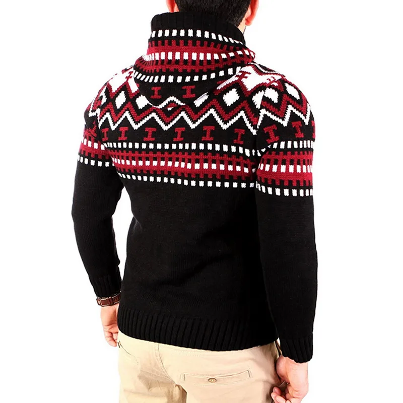  Loldeal christmas sweater men Outerwears for Sweater christmas pullover Winter Autumn Warm sweater 