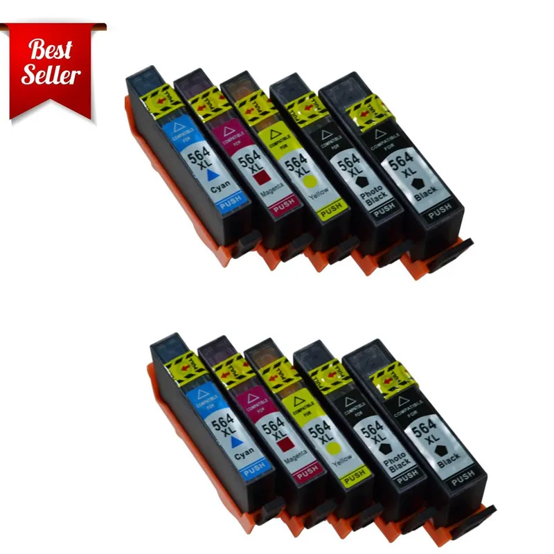 2 set 10 PCS ink cartridge For hp Photosmart 5510/5511/5512/5514/5515/5520/5522/ 5525/6510/6512 