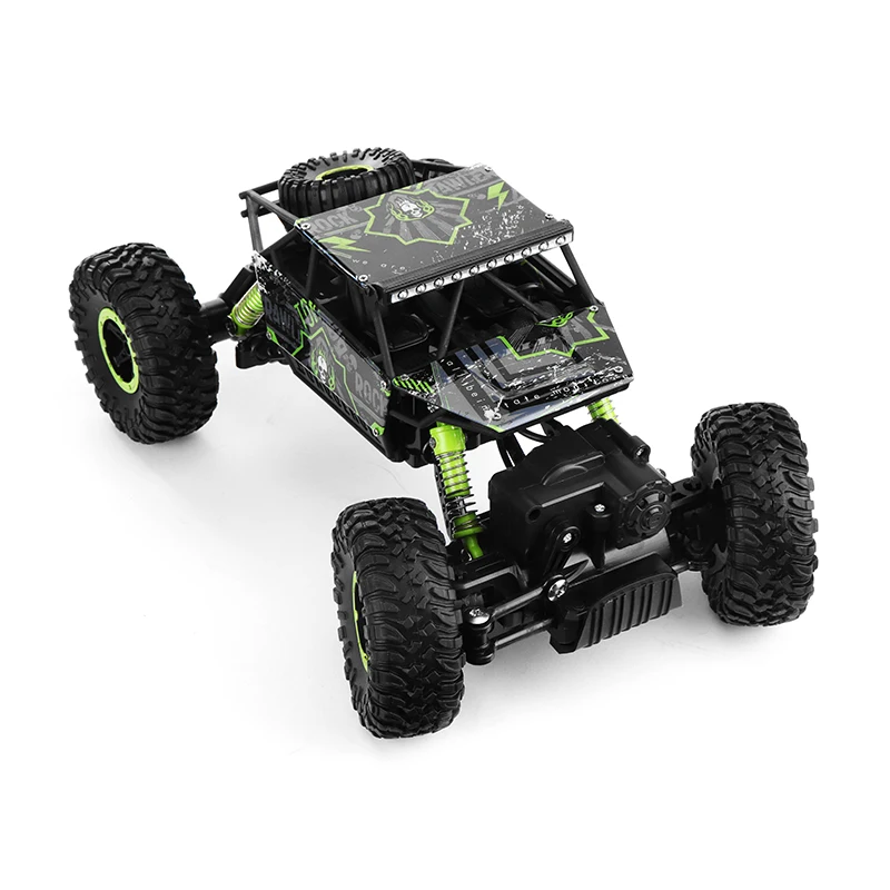 

HUANGBO 2.4G 4WD 1/18 Racing Crawler Off Road Remove Control RC Car with Transmitter Skill Rugged Road Long Distance