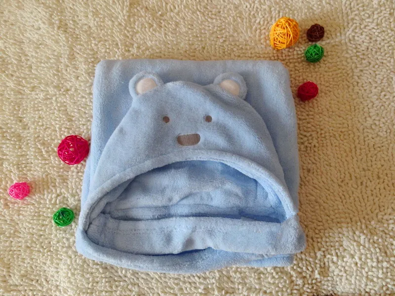 Детское одеяло, спальный мешок, фланелевое одеяло с капюшоном, Пеленальное Одеяло для малышей, конверт для новорожденных, банный халат, полотенце Comhoney