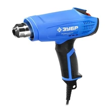 Фен технический ЗУБР ФТ-П1800 К(Защита от перегрева, двойная изоляция, кейс