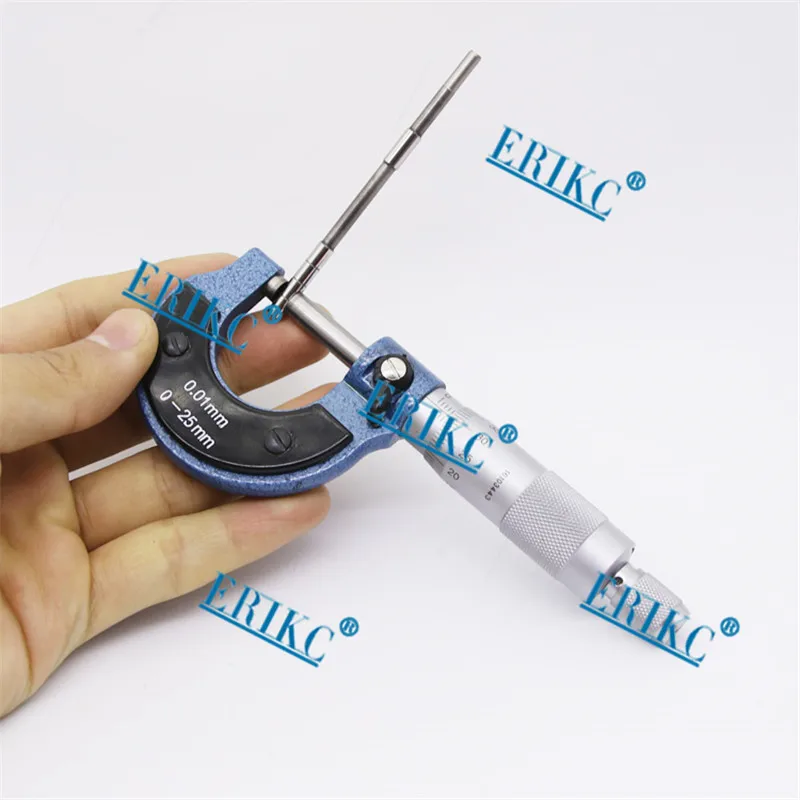 ERIKC Manual Micrometer for Diesel Injector Adjusting Gasket Injection Lift Measurement Tool for Injector Shim E1024016  (2)