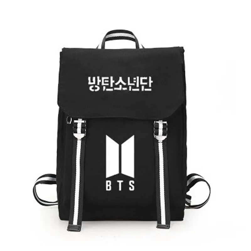 

Bts Backpack Canvas Bantang Boys Female Army Fan Schoolbag For Teenage Girls Men Women Laptop Bags Travel Backpack Bt21 Mochila