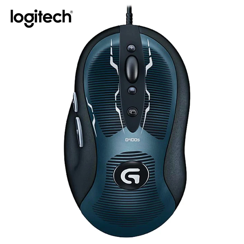 Logitech G400S Gaming Wired Mouse Gamer 3500DPI Computer Games Mice Rechargeable Original Mause Ergonomic Optical Mouse Laptop