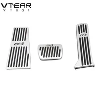 פלייט אביזר Vtear עבור מאזדה CX3 CX3 2017 מאיץ מכונית 2018 פלייט פדאל דום שמן מצמד מצער בלם דוושת פן אביזר (5)