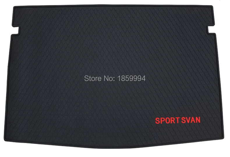 

for 2016 2017 VW GOLF Sportsvan rear tail car trunk mat rubber pads durable boot carpets