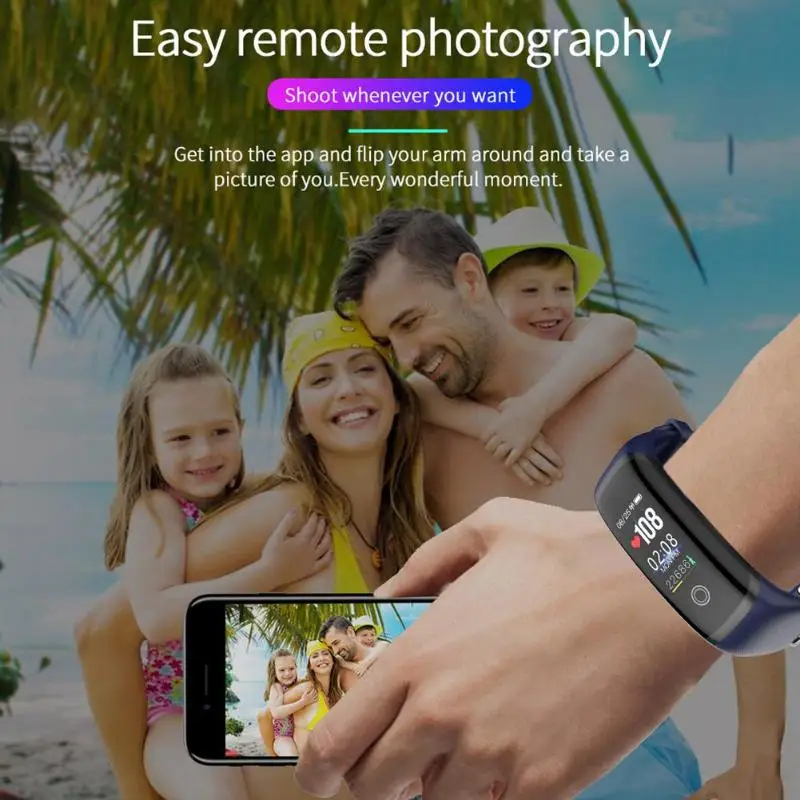 M4 Водонепроницаемый IP67 Фитнес трекер умный Браслет спортивный bluetooth-браслет